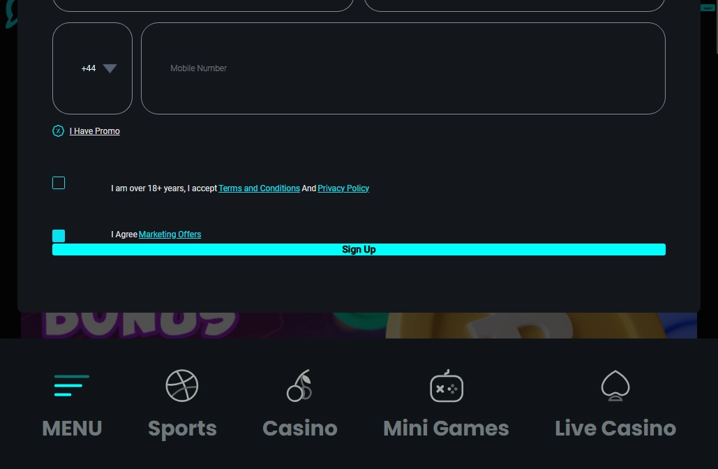 Cosmobet Casino Mobile screenshot